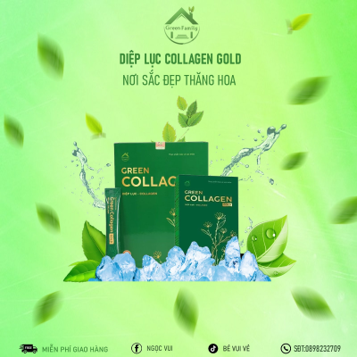 Diệp lục collagen Gold